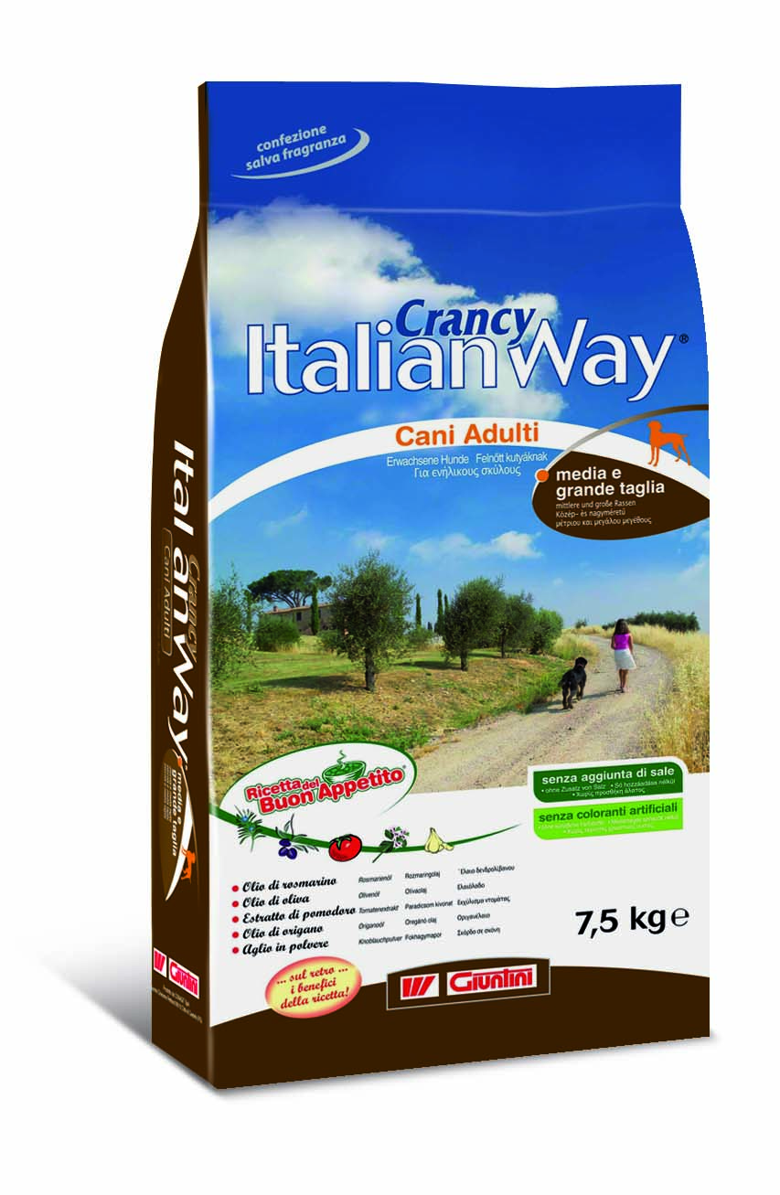GIUNTINI - CONAGIT - Crancy Italian Way “Ricetta del Buon Appetito” per cani di taglia medio-grande 